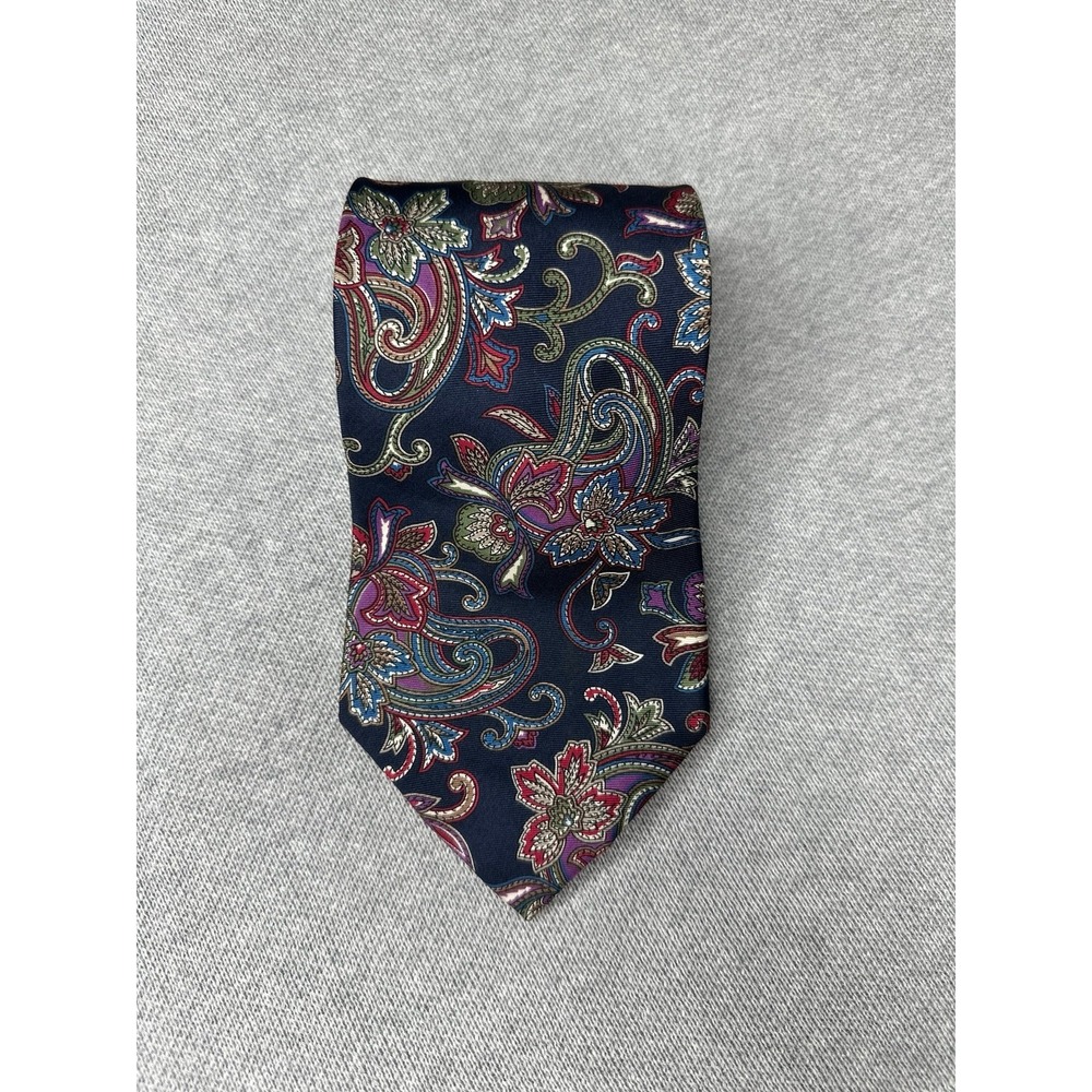 VTG Christian Dior Men's Neck Tie Floral Designer Silk